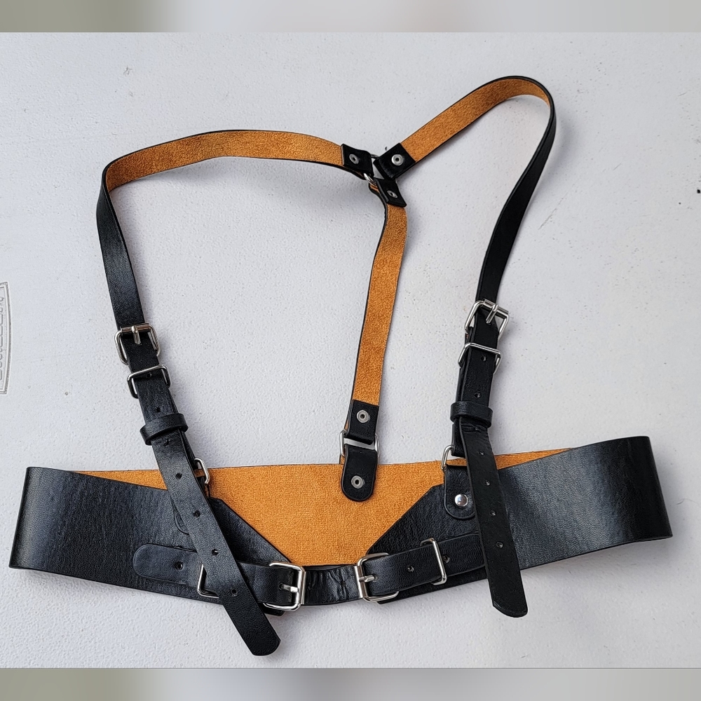 Faux Leather Harness